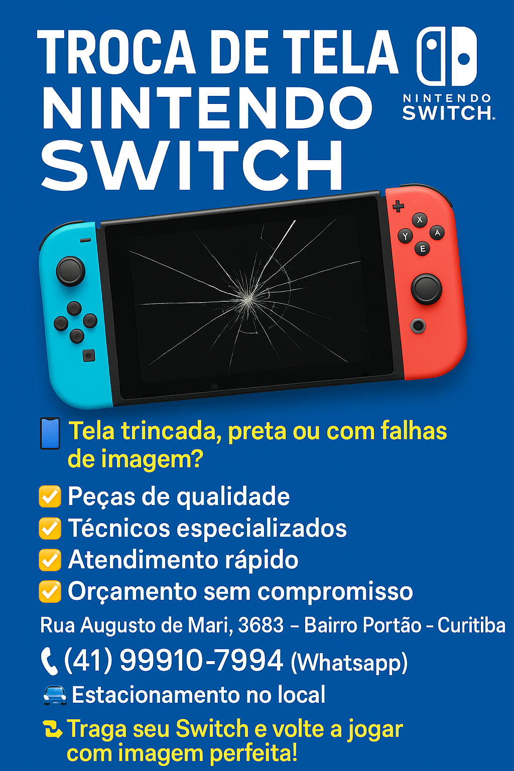 Desbloqueio Nintendo Switch